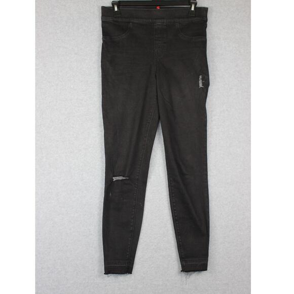 Spanx by Sara Blakley Size M‎ Black Jegging Distressed - Picture 1 of 8